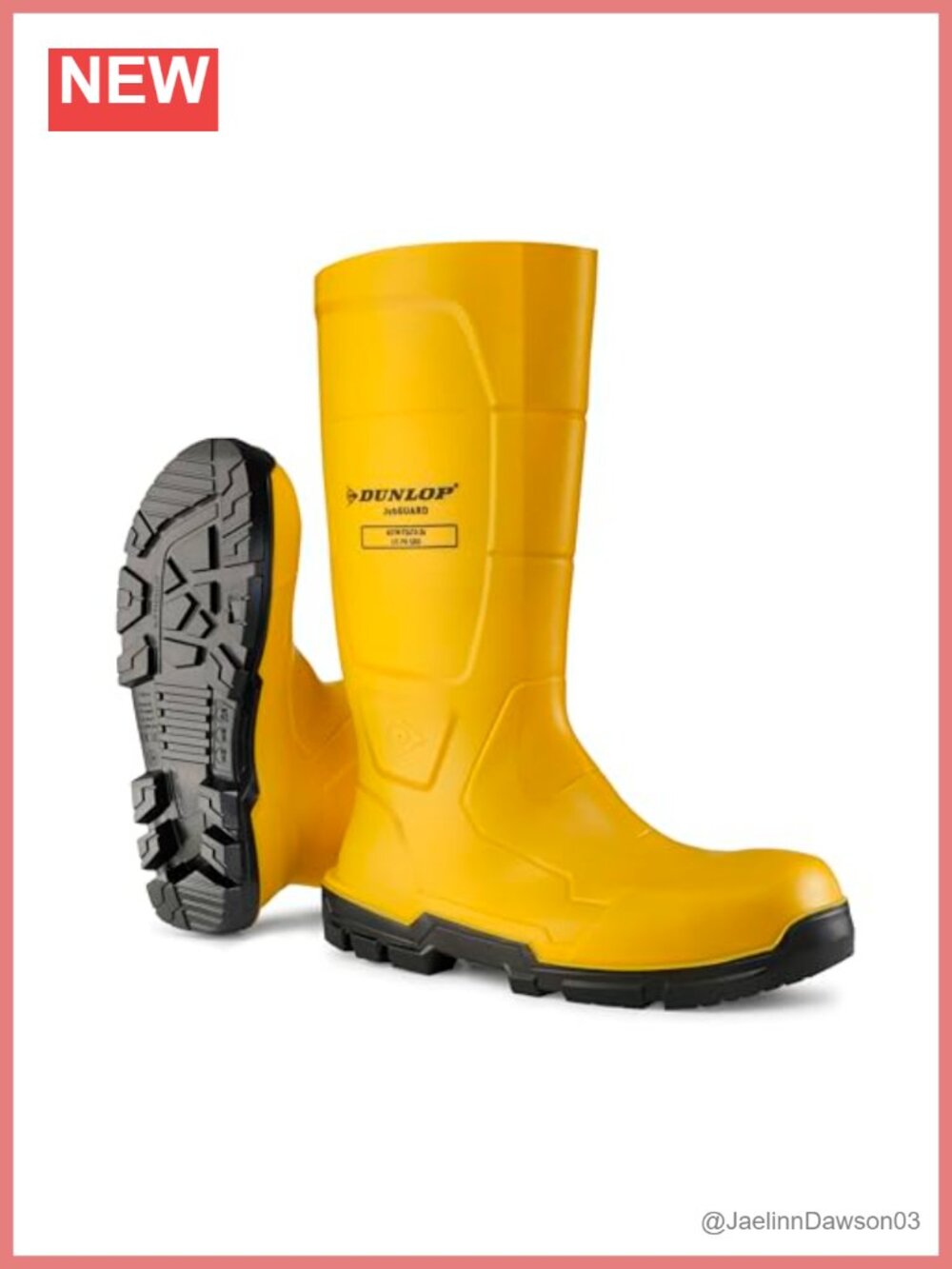 Dunlop Unisex Waterproof Steel Toe Rubber Work Boots